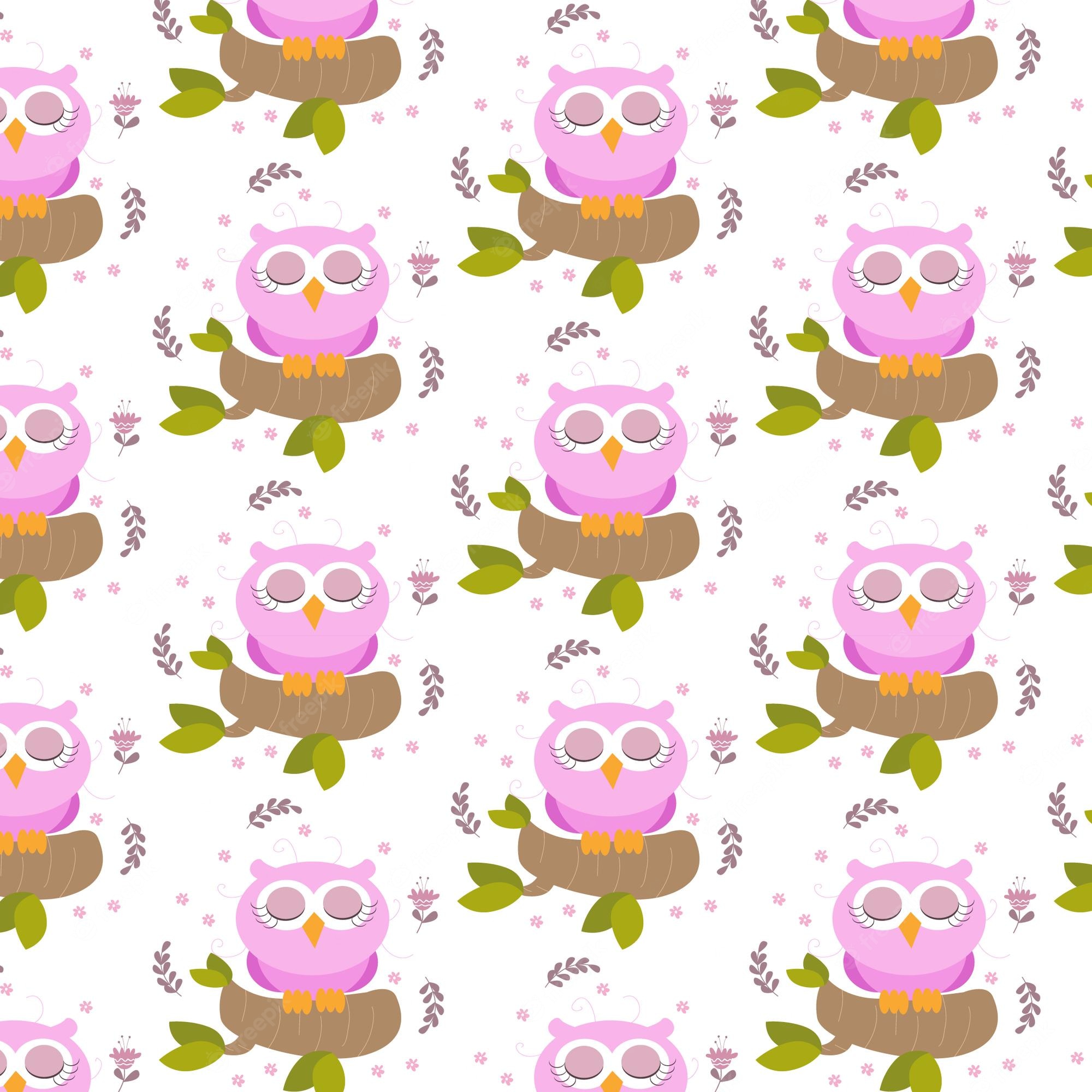 Owl Pattern Wallpapers