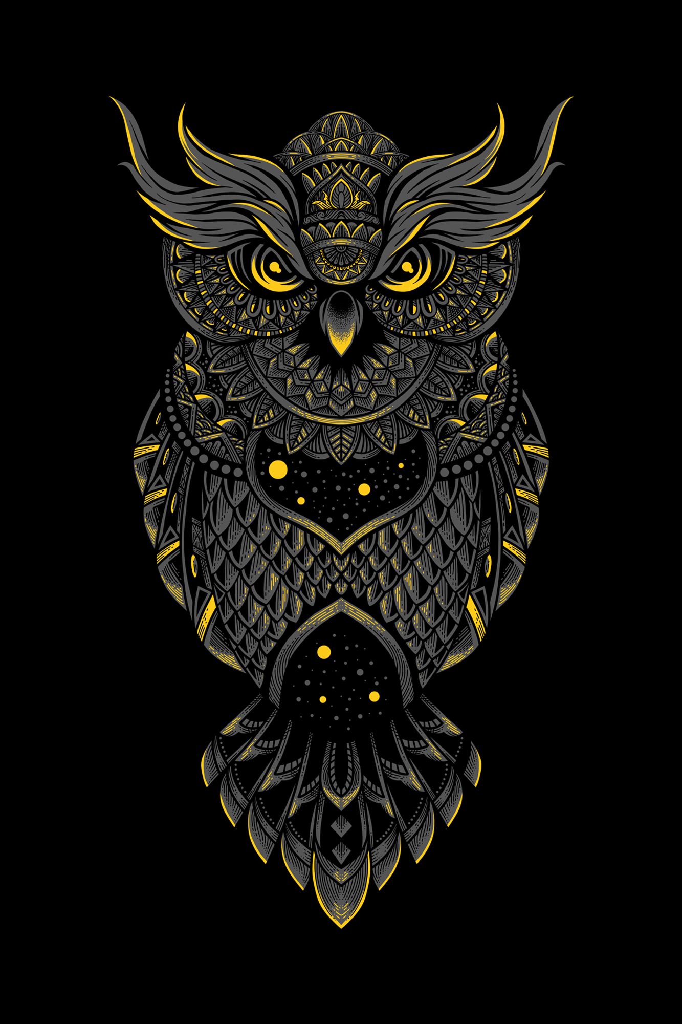 Owl Pattern Wallpapers