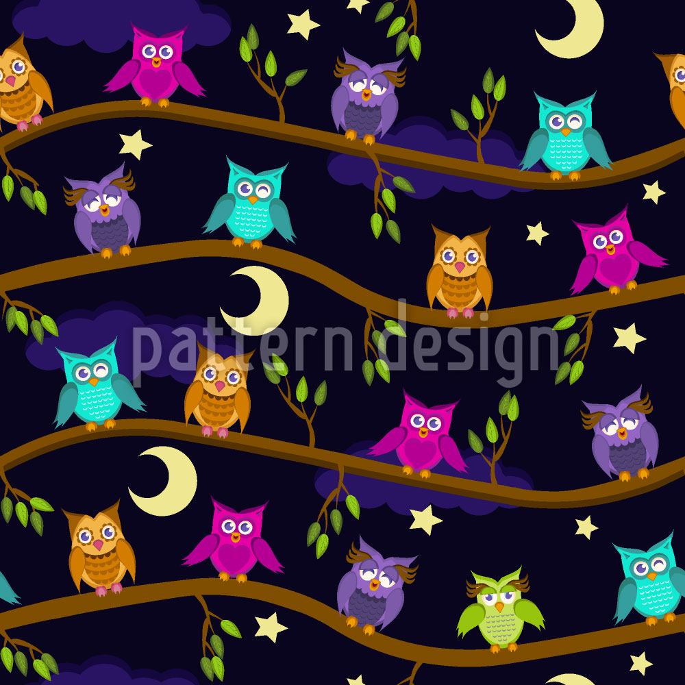 Owl Pattern Wallpapers