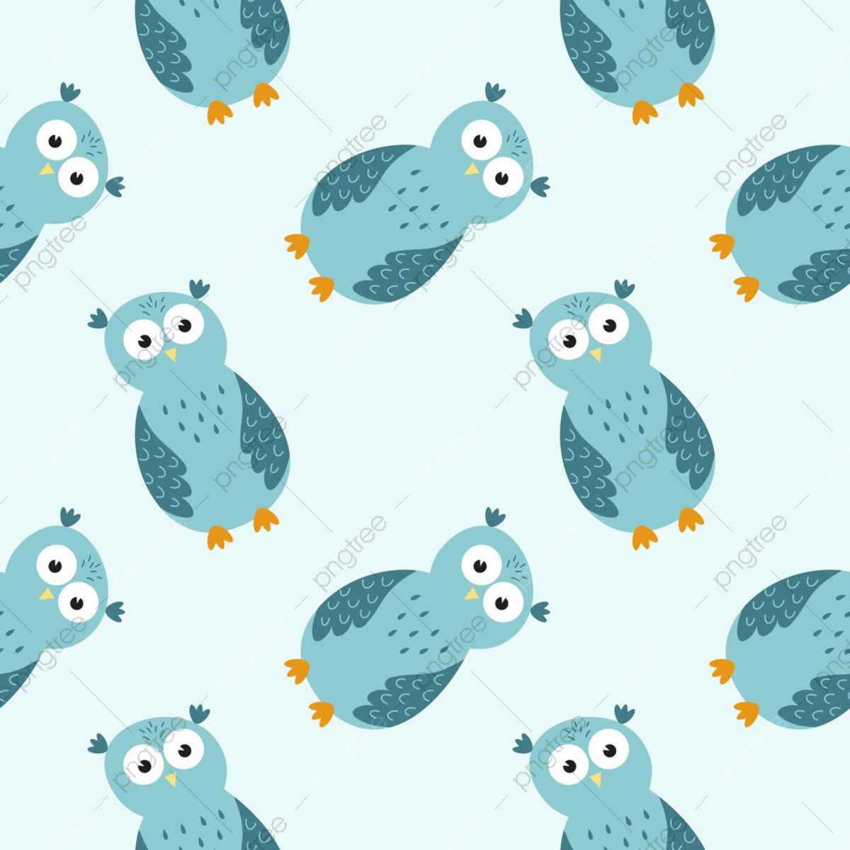 Owl Pattern Wallpapers