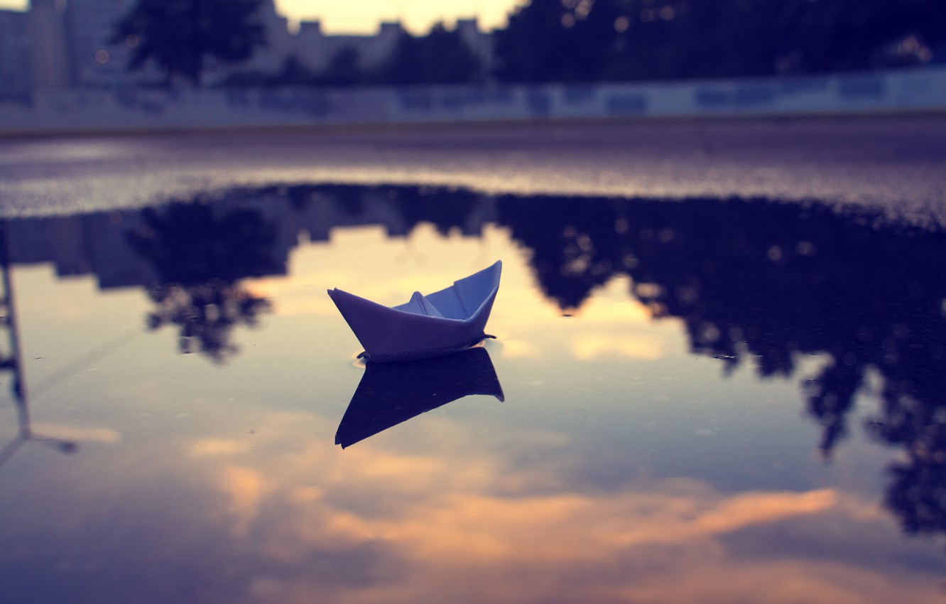 Paper Boat Picture Wallpapers