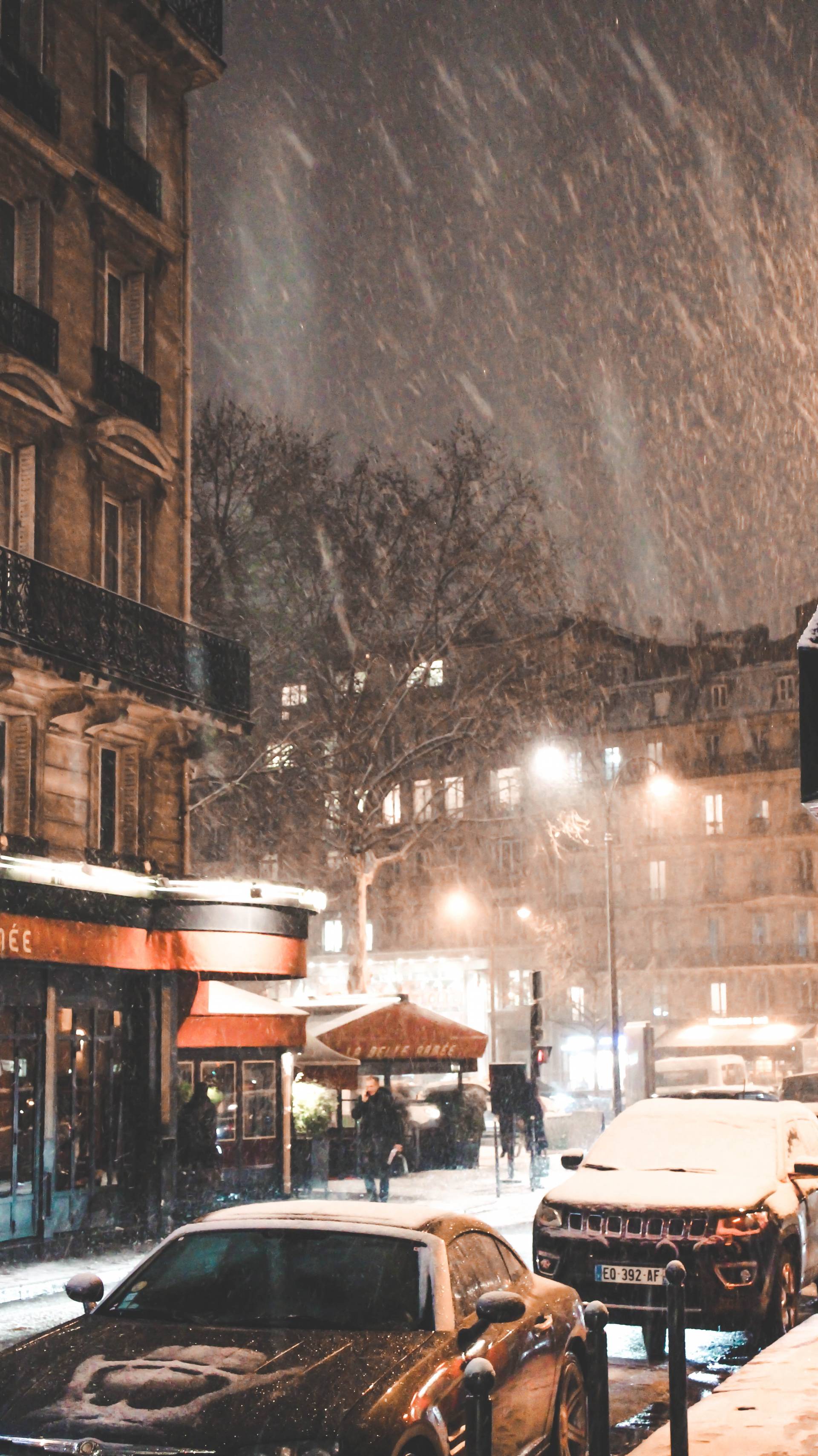 Paris Snow Wallpapers