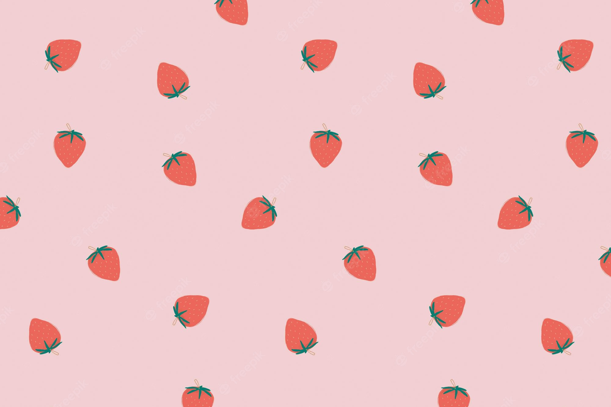 Pastel Cute Strawberry Wallpapers