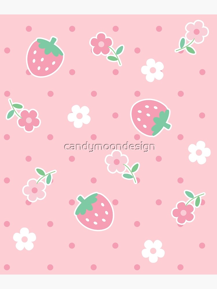 Pastel Cute Strawberry Wallpapers