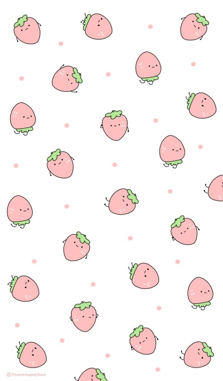 Pastel Cute Strawberry Wallpapers