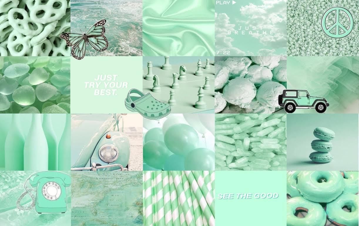 Pastel Green Mint Green Aesthetic Wallpapers