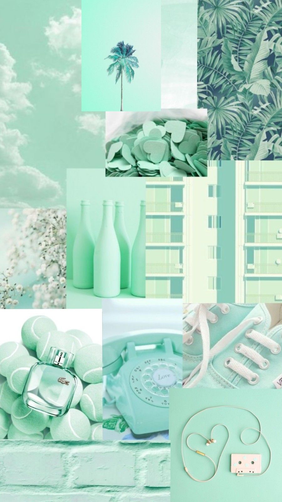 Pastel Green Mint Green Aesthetic Wallpapers