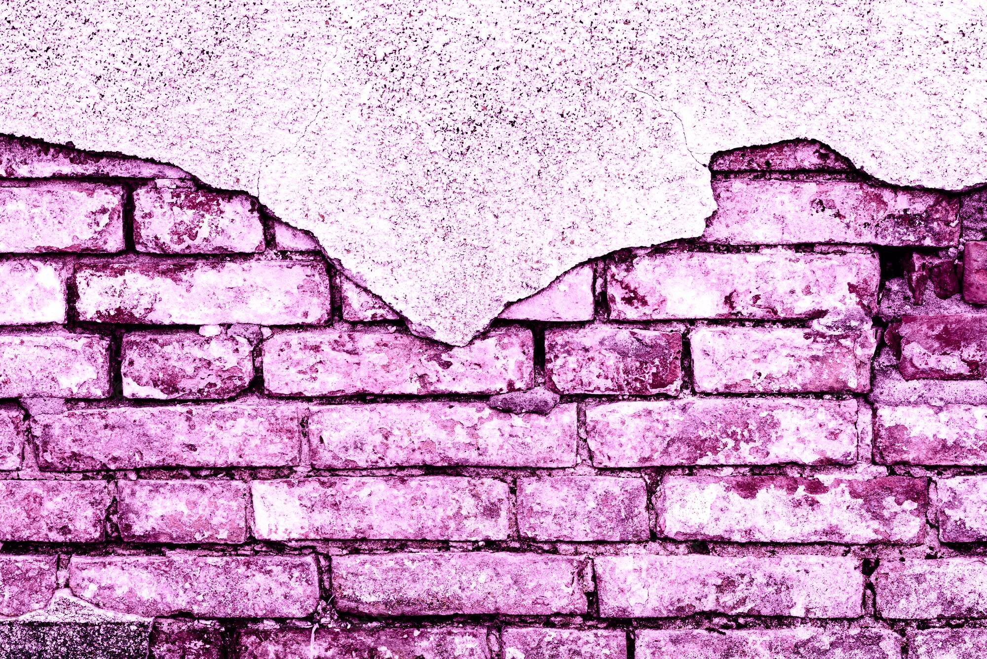 Pastel Purple Brick Wallpapers