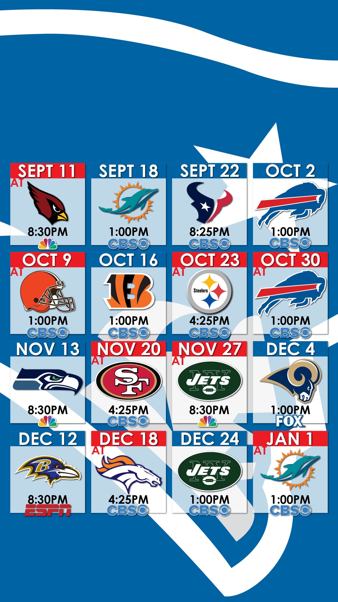 Patriots 2018 Schedule Wallpapers