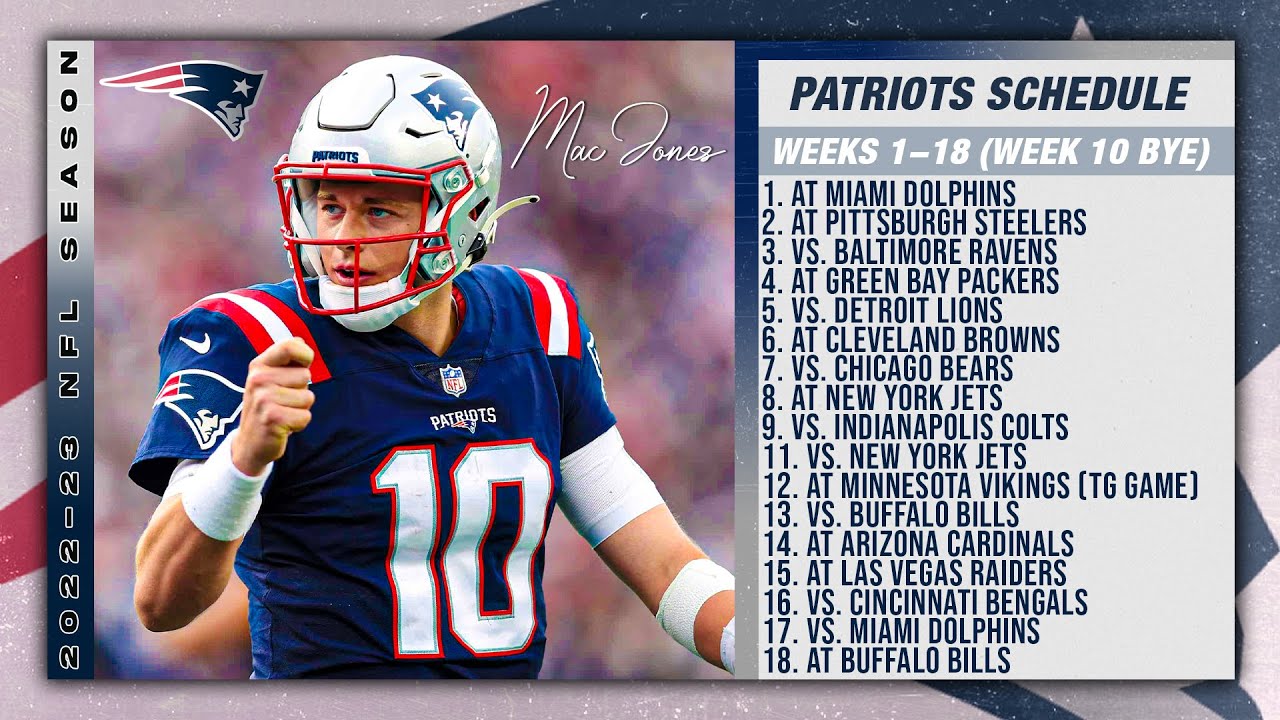 Patriots 2018 Schedule Wallpapers