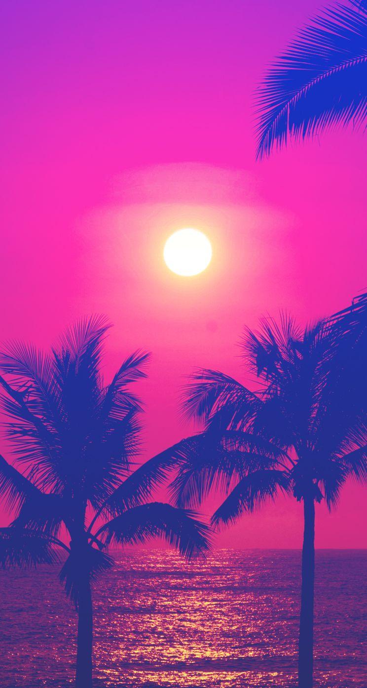 Pink And Blue Sunset Wallpapers