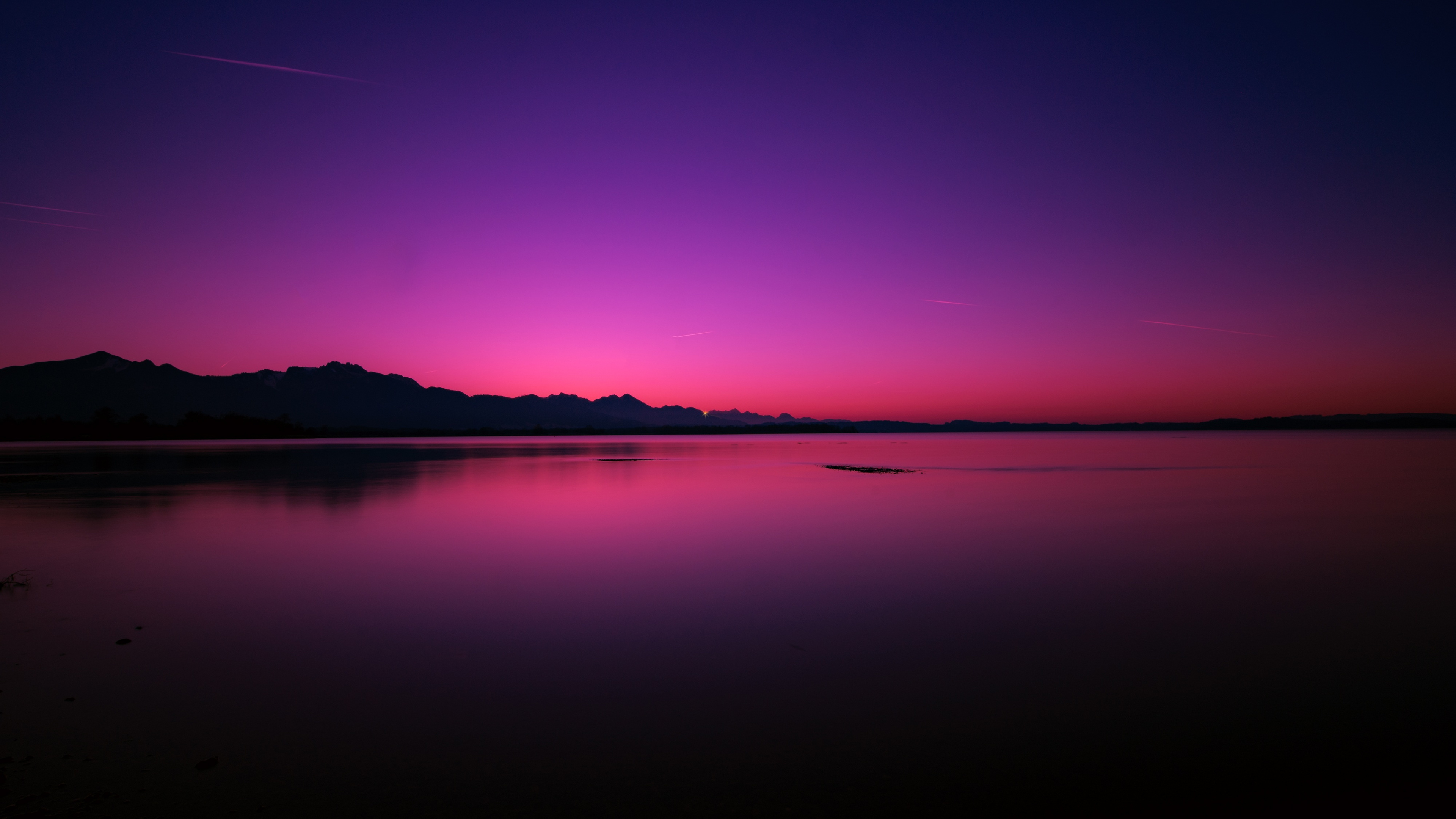 Pink And Blue Sunset Wallpapers