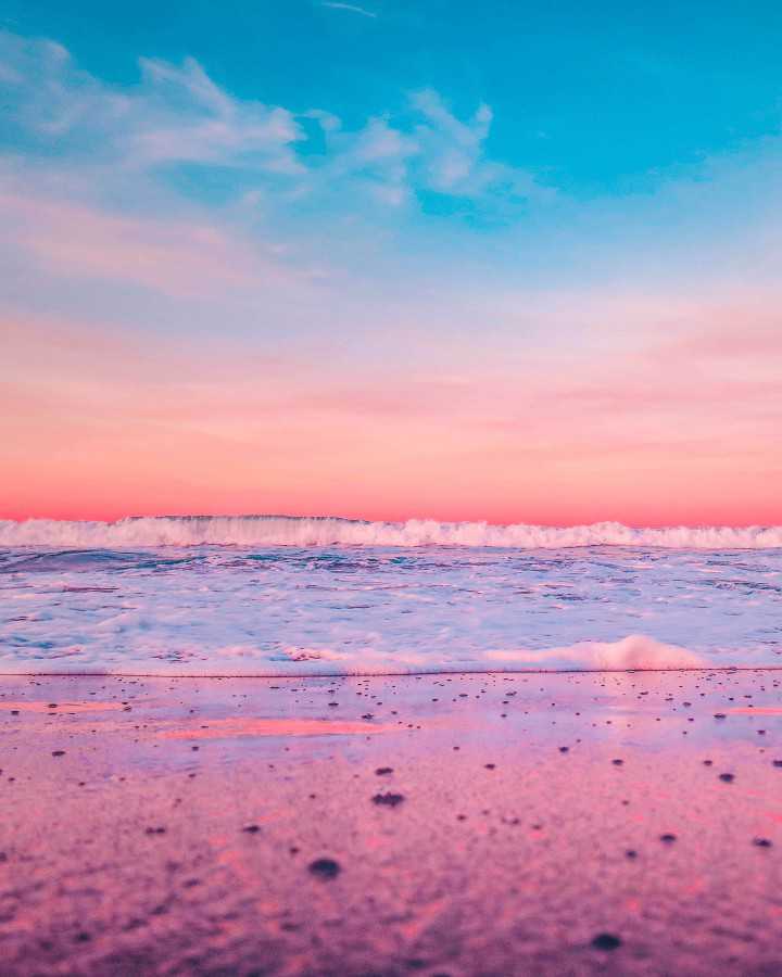 Pink And Blue Sunset Wallpapers