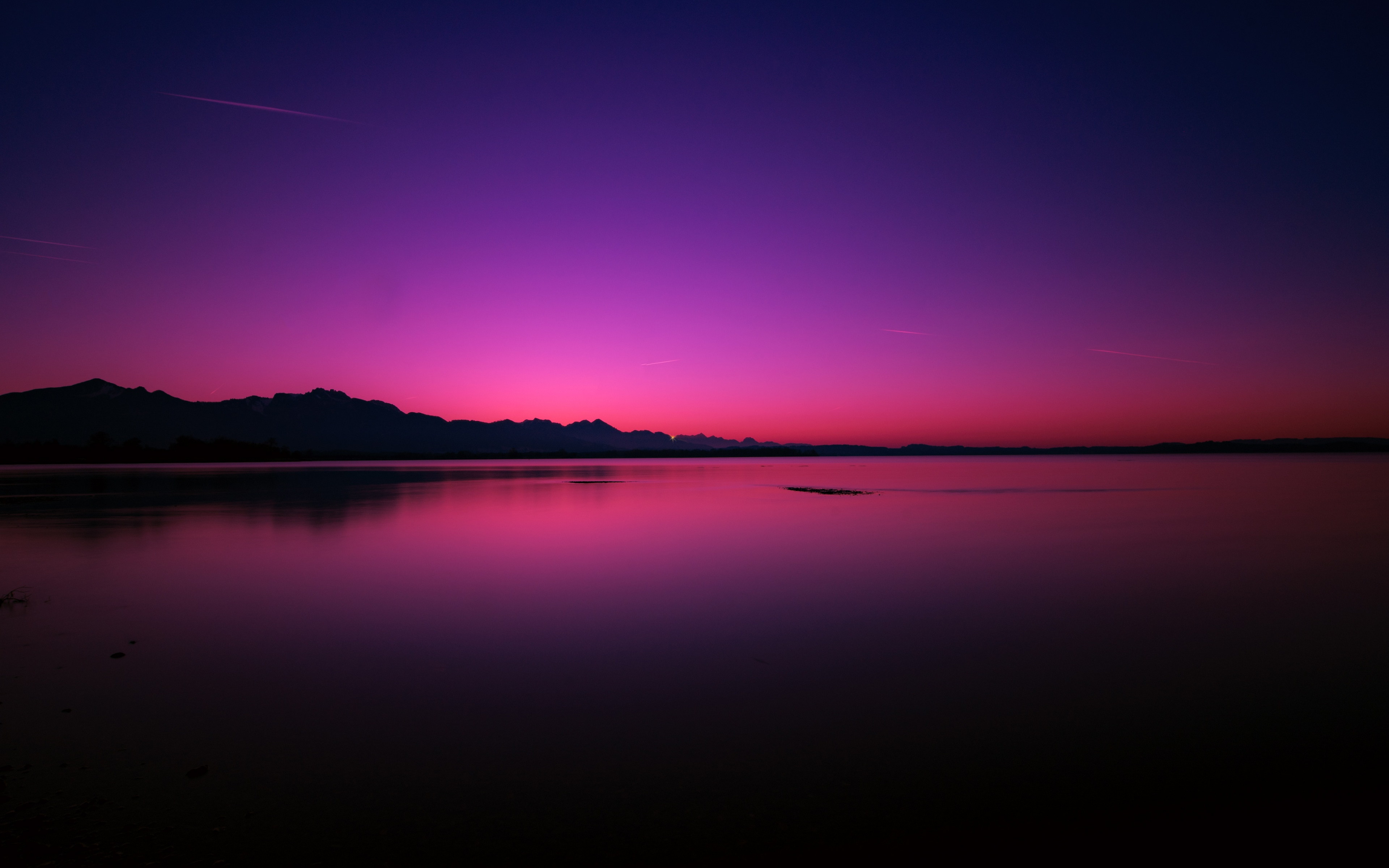 Pink And Blue Sunset Wallpapers