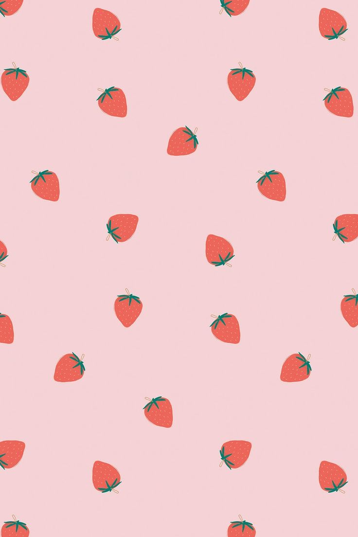 Pink Strawberry Aesthetic Wallpapers