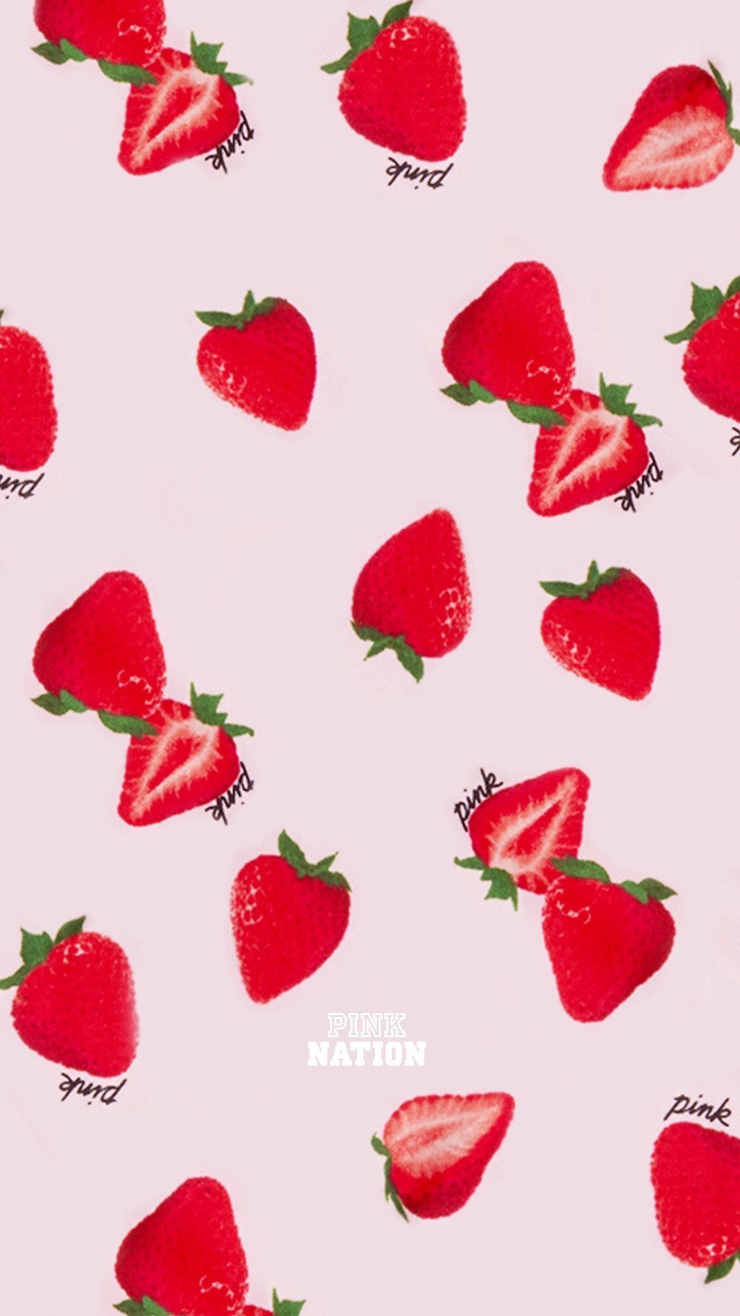 Pink Strawberry Aesthetic Wallpapers