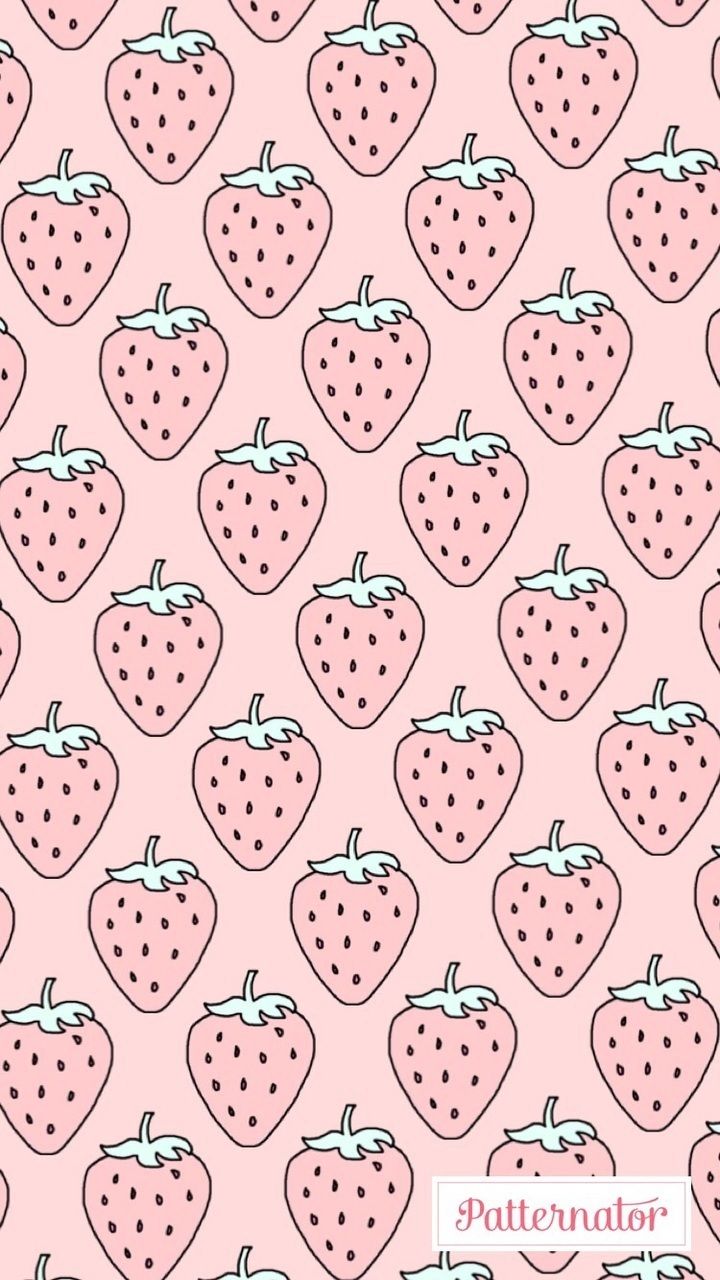 Pink Strawberry Aesthetic Wallpapers