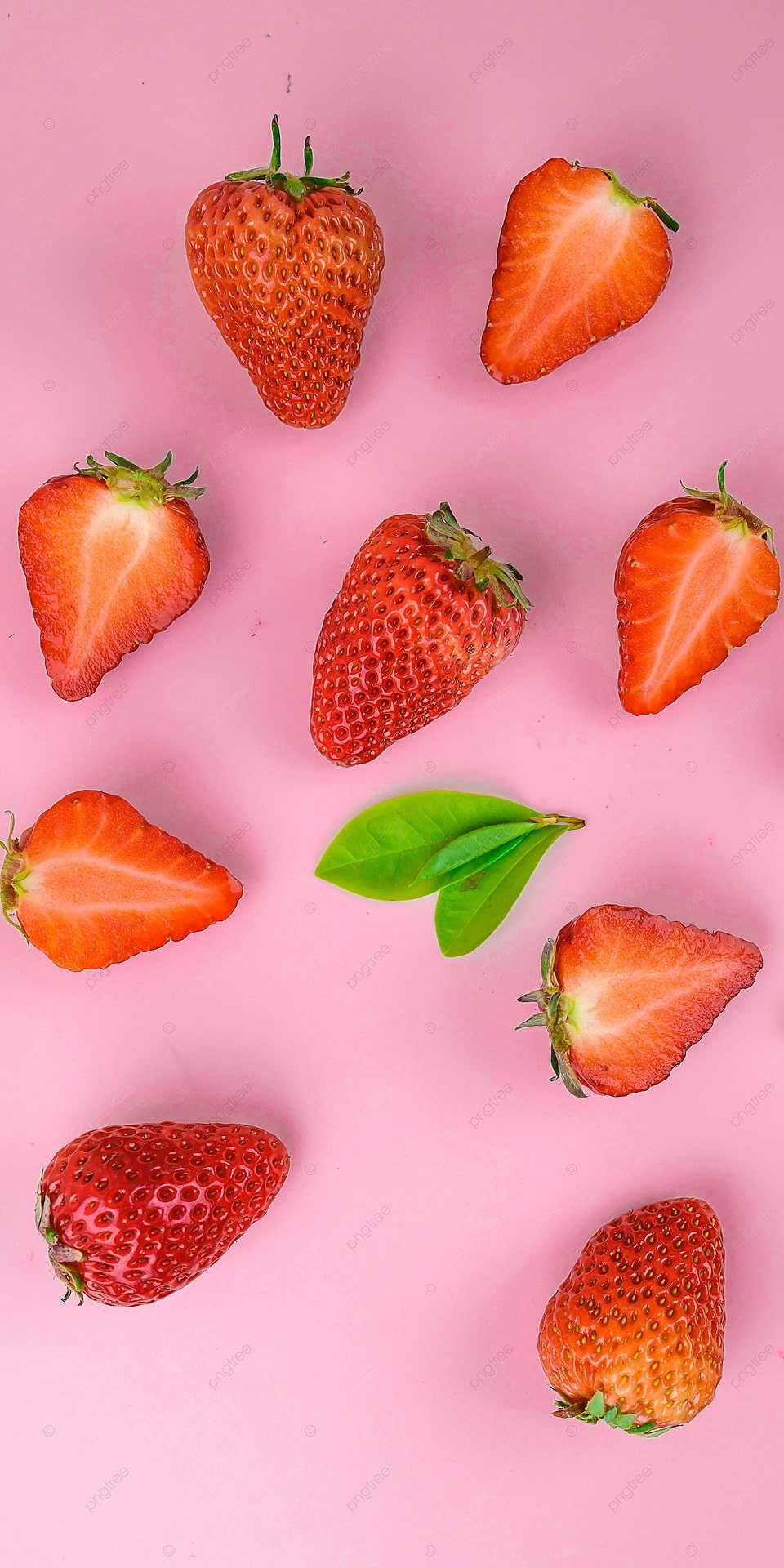 Pink Strawberry Aesthetic Wallpapers