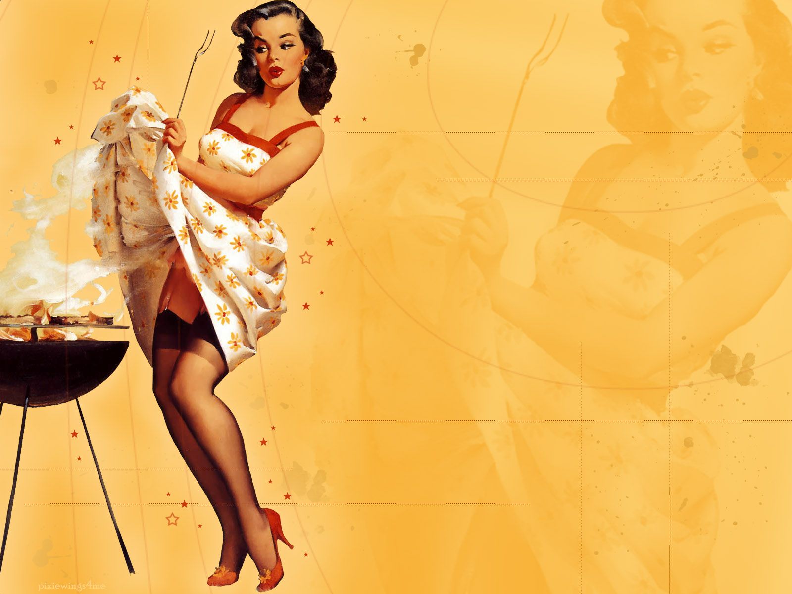 Pinup Walpaper Wallpapers