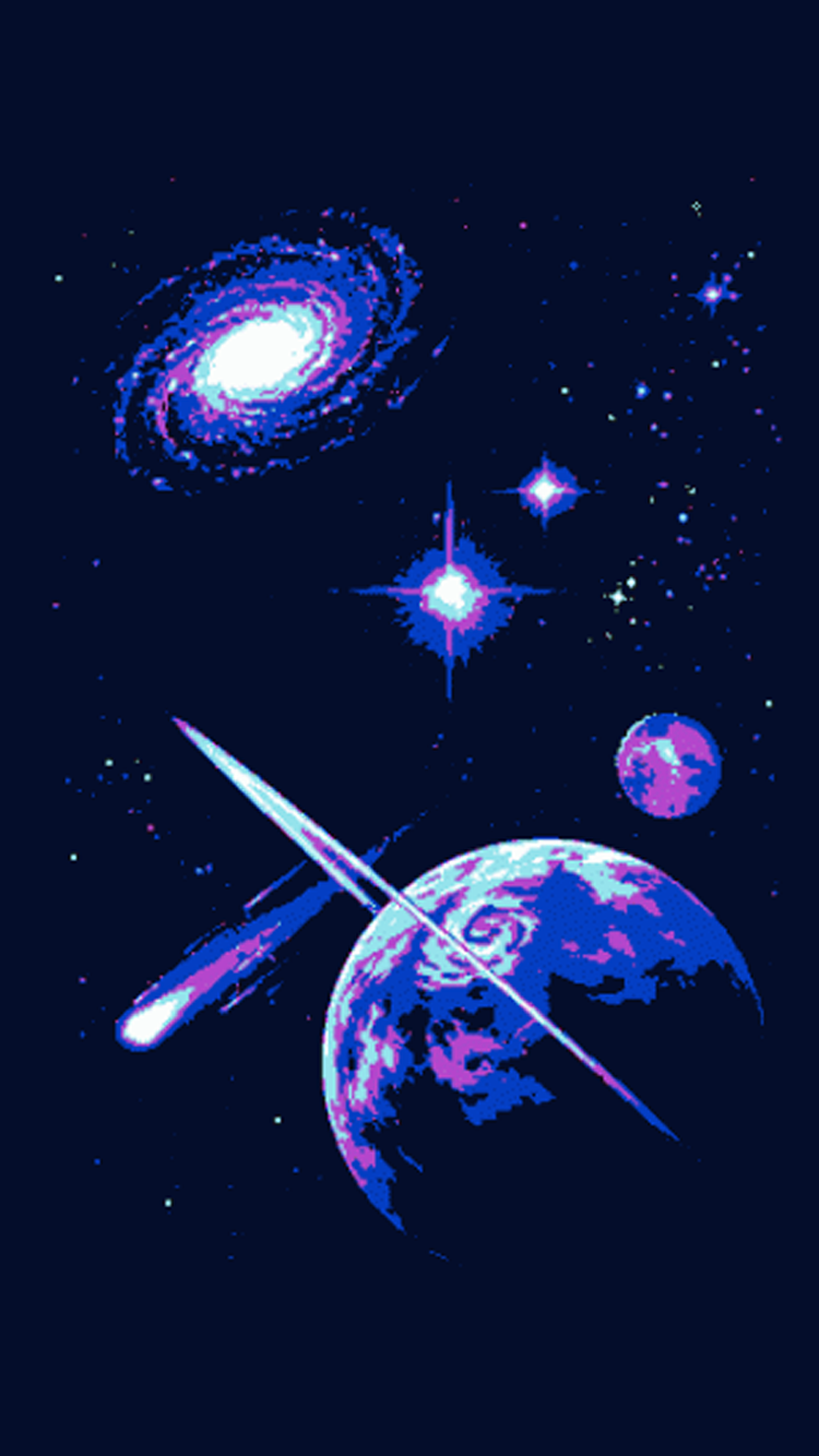 Pixel Space Wallpapers