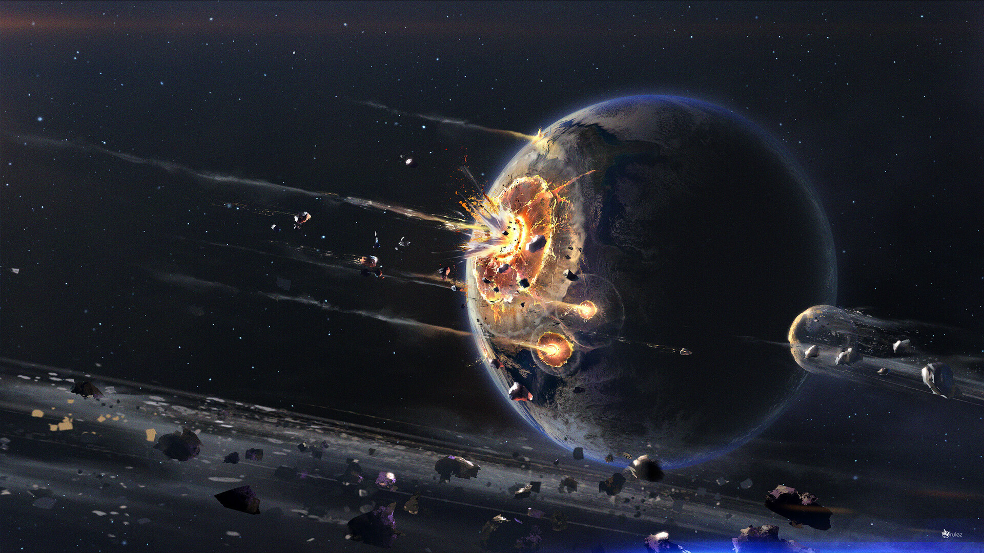 Planet Destruction Wallpapers