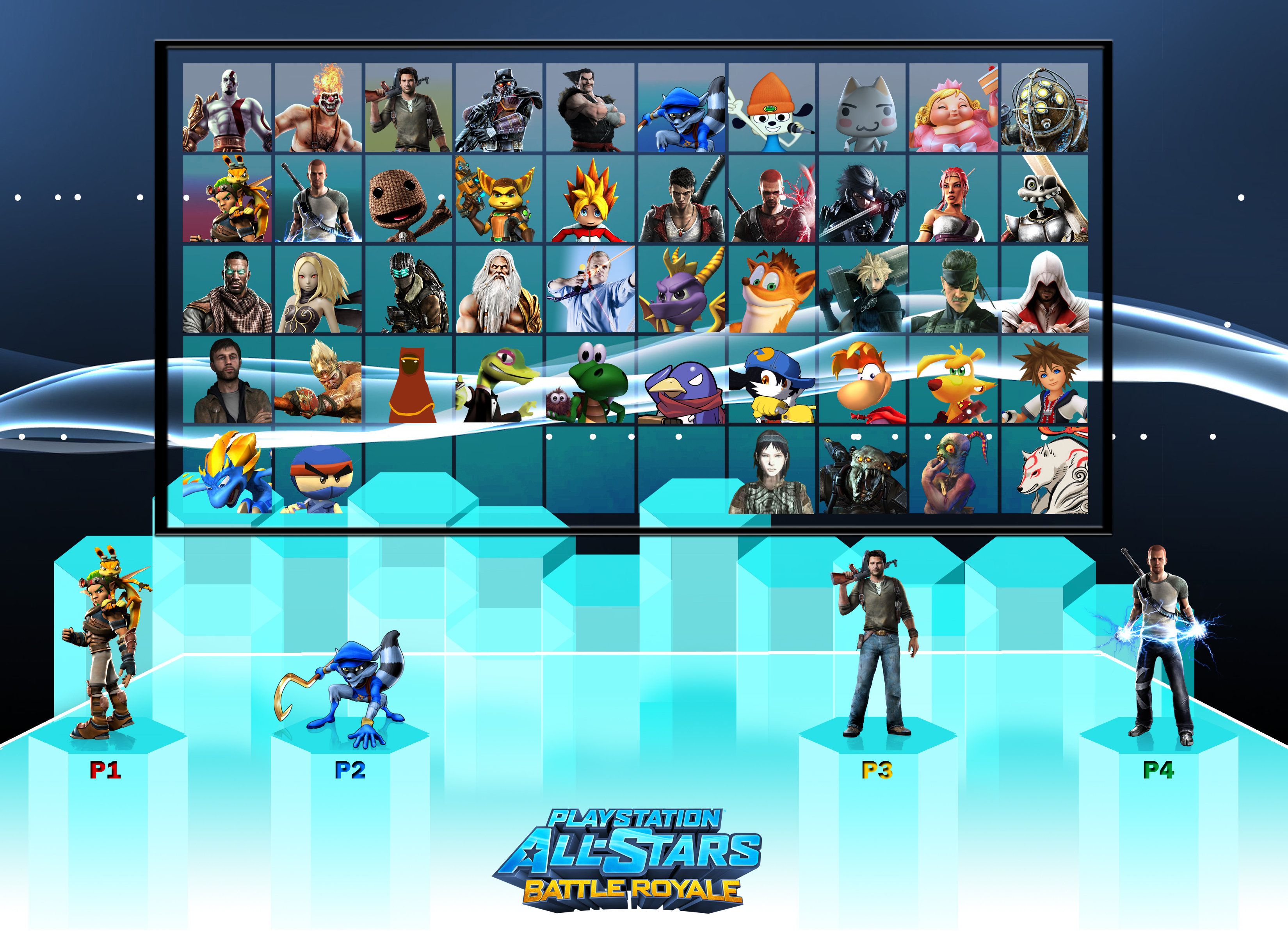 Playstation Allstars Battle Royale Wallpapers