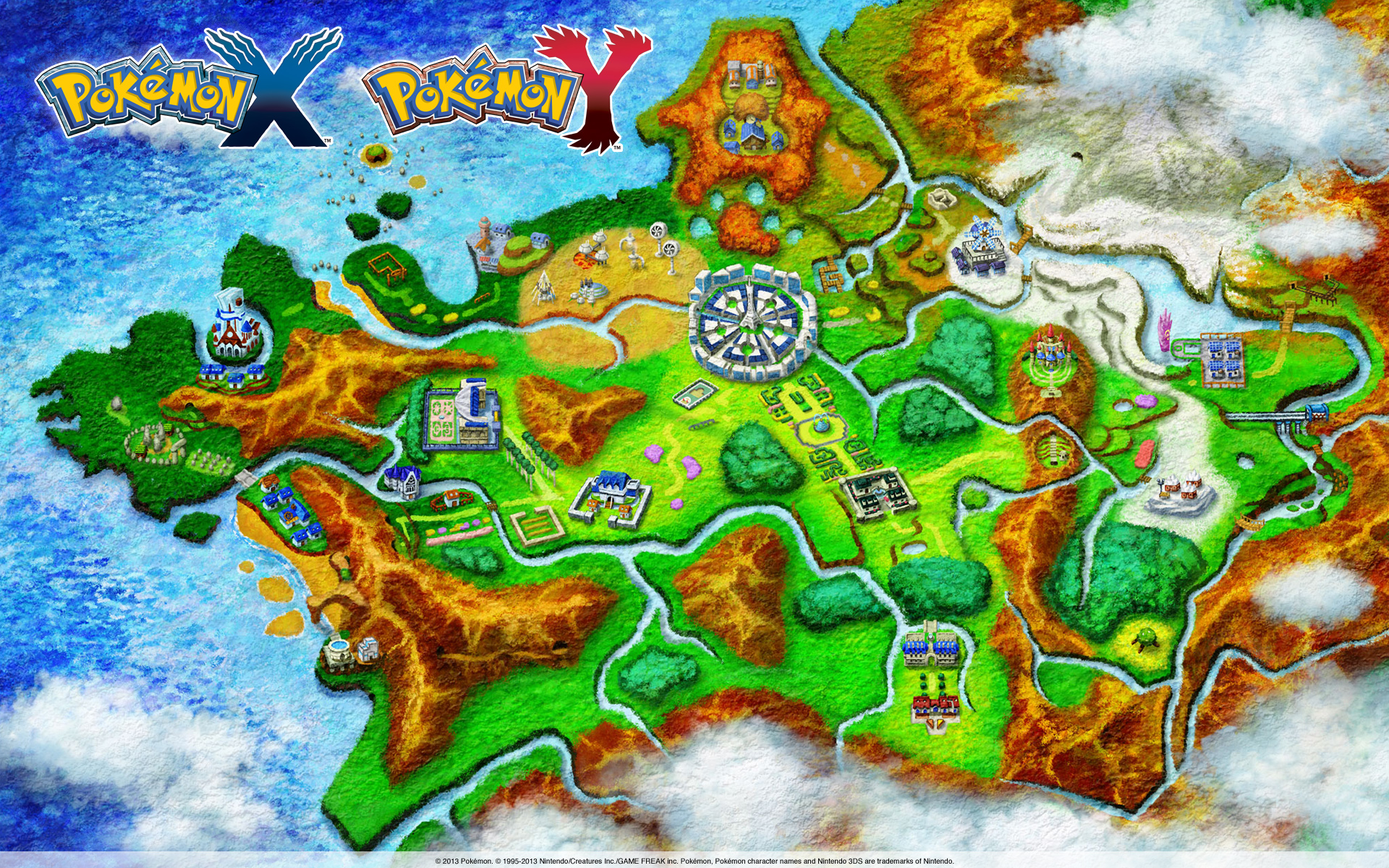 Pokemon Map Wallpapers