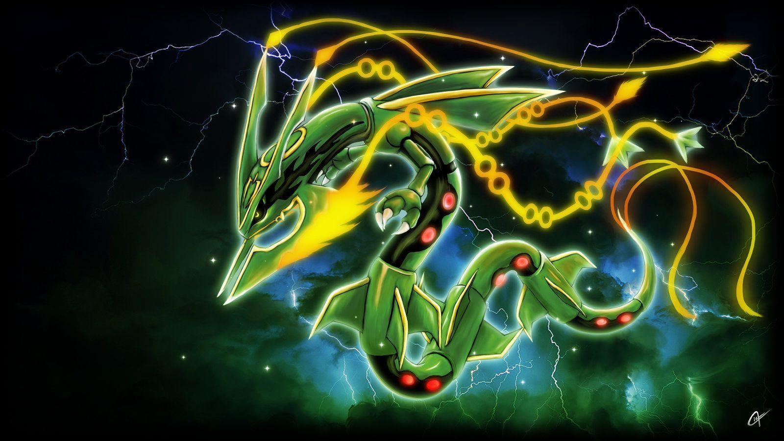 Pokemon Rayquaza Fanart Wallpapers