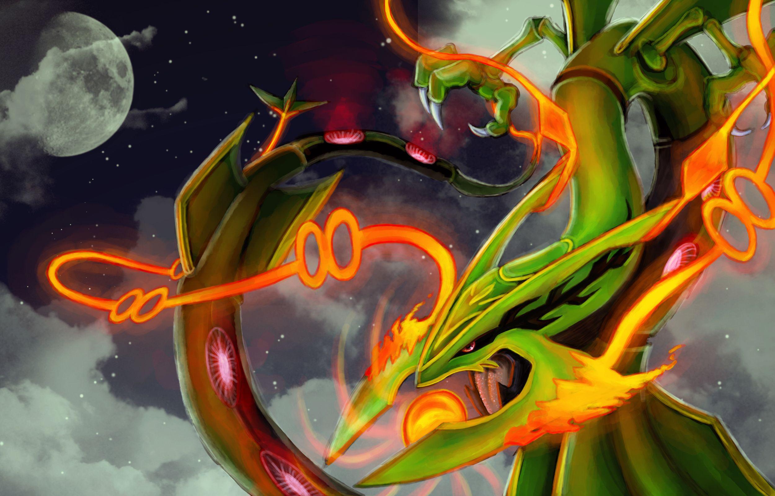 Pokemon Rayquaza Fanart Wallpapers