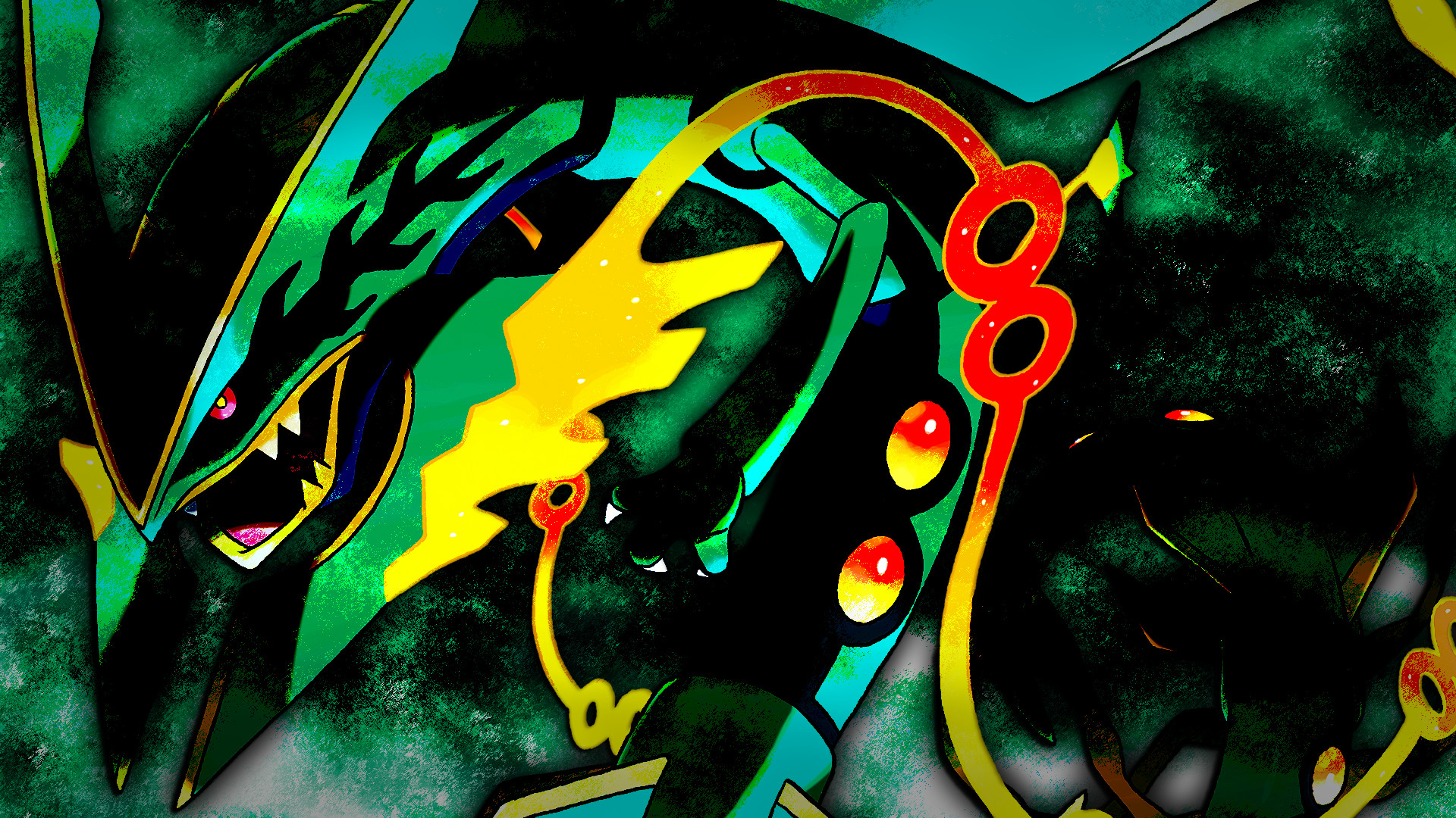 Pokemon Rayquaza Fanart Wallpapers