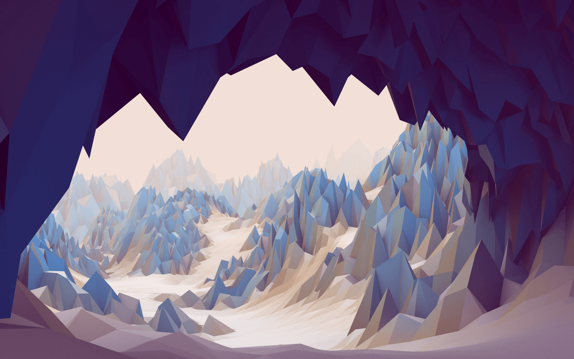 Polygon Landscape Wallpapers