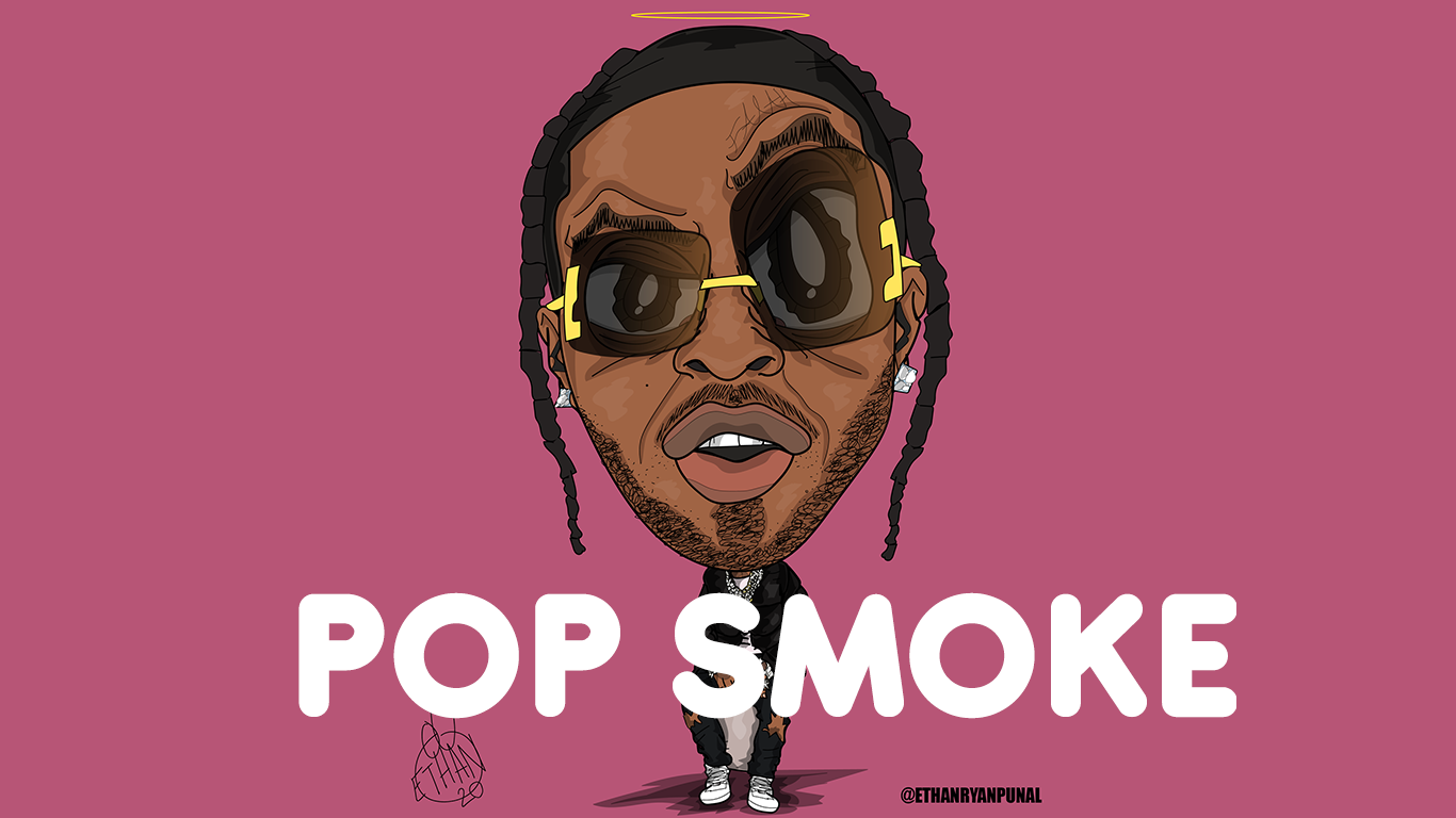 Pop Smoke Cartoon Wallpapers