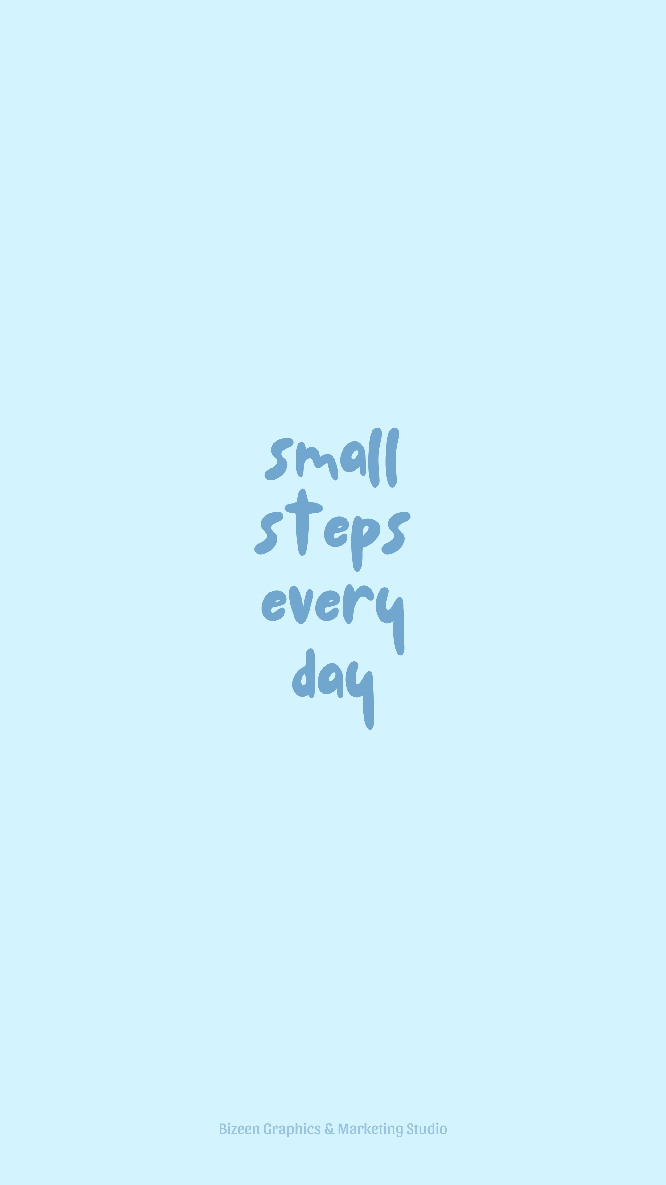 Positive Blue Aesthetic Quotes Wallpapers