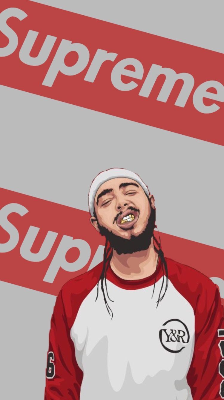 Post Malone Cartoon Wallpapers