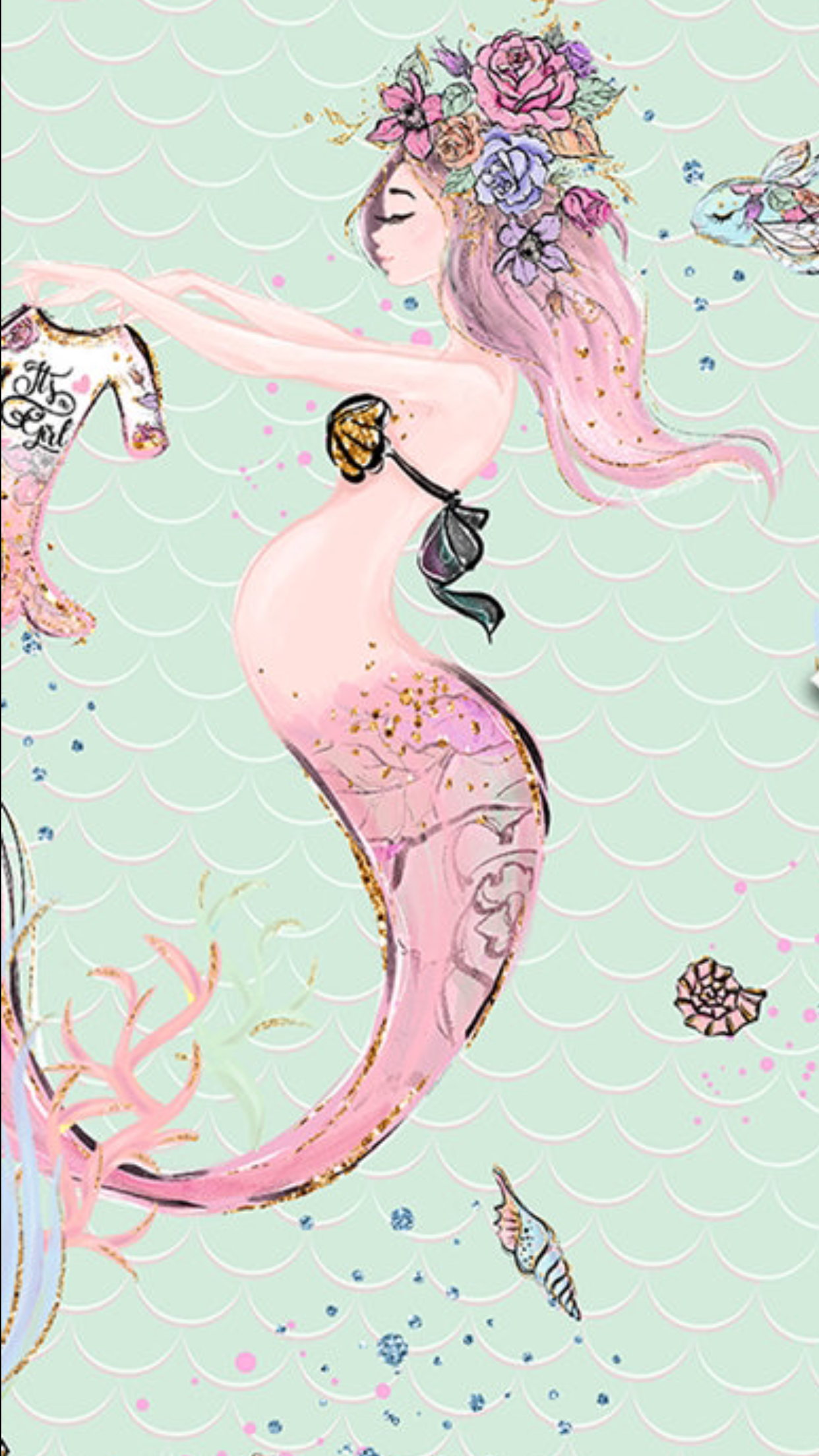 Pregnant Mermaid Svg Wallpapers