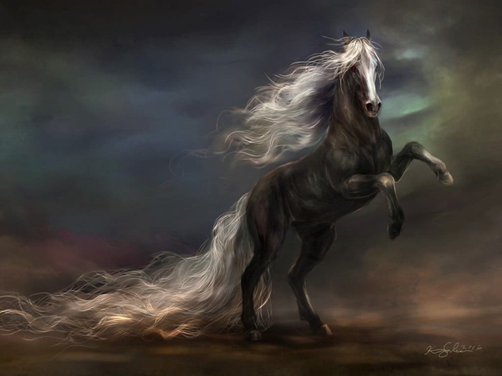 Pretty Horse Drawings Wallpapers