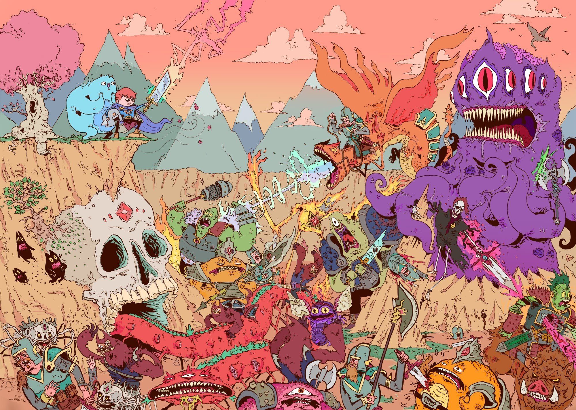 Psychedelic Cartoons Wallpapers