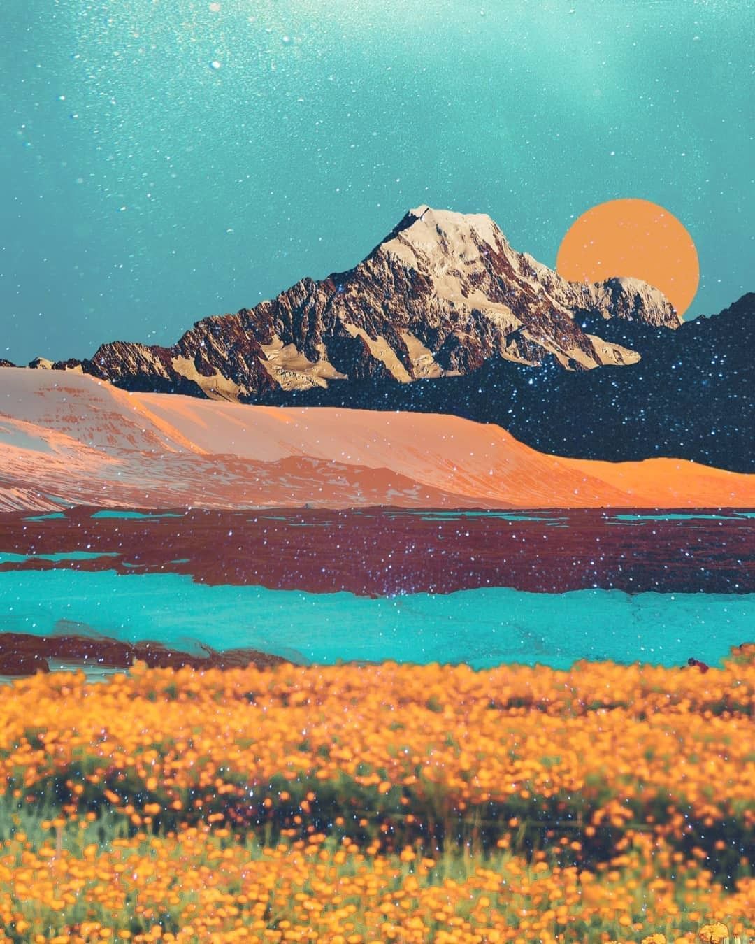 Psychedelic Mountain Wallpapers