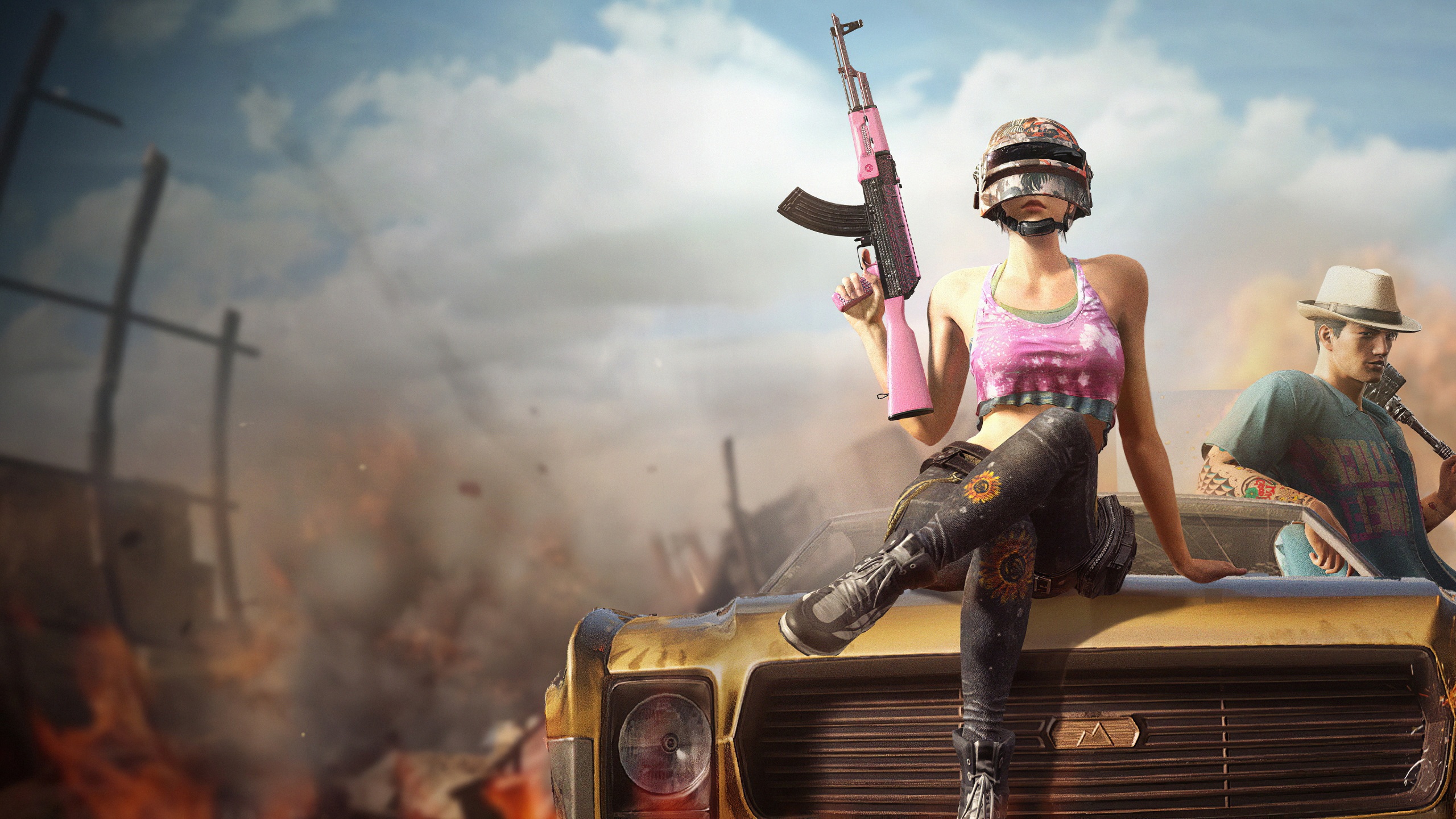 Pubg Real Girl Hd Wallpapers