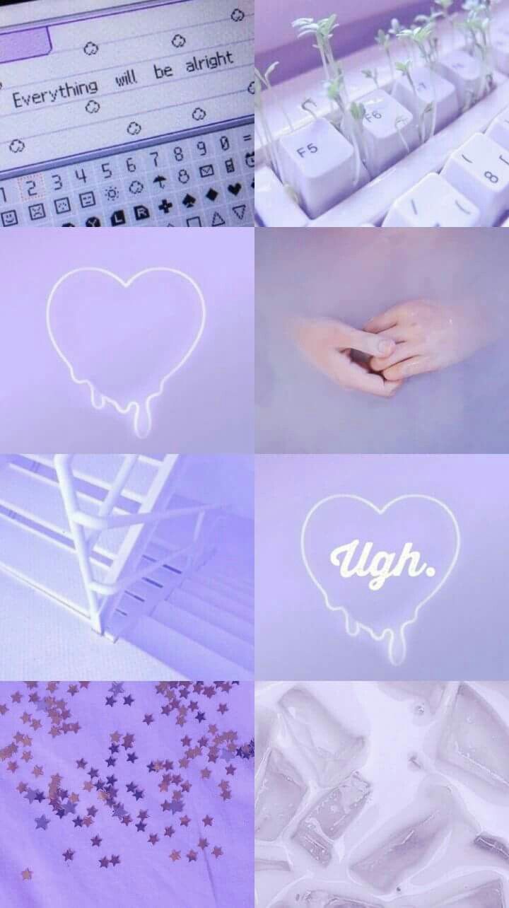 Purple Aesthetic Keyboard Wallpapers