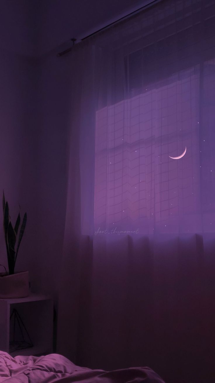 Purple Aesthetic Room Wallpapers