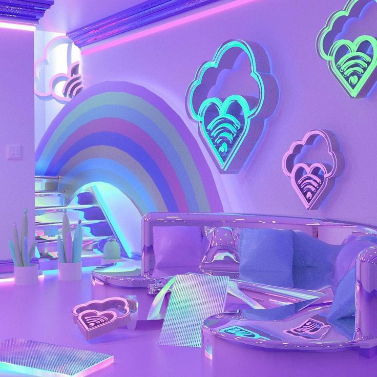 Purple Aesthetic Room Wallpapers