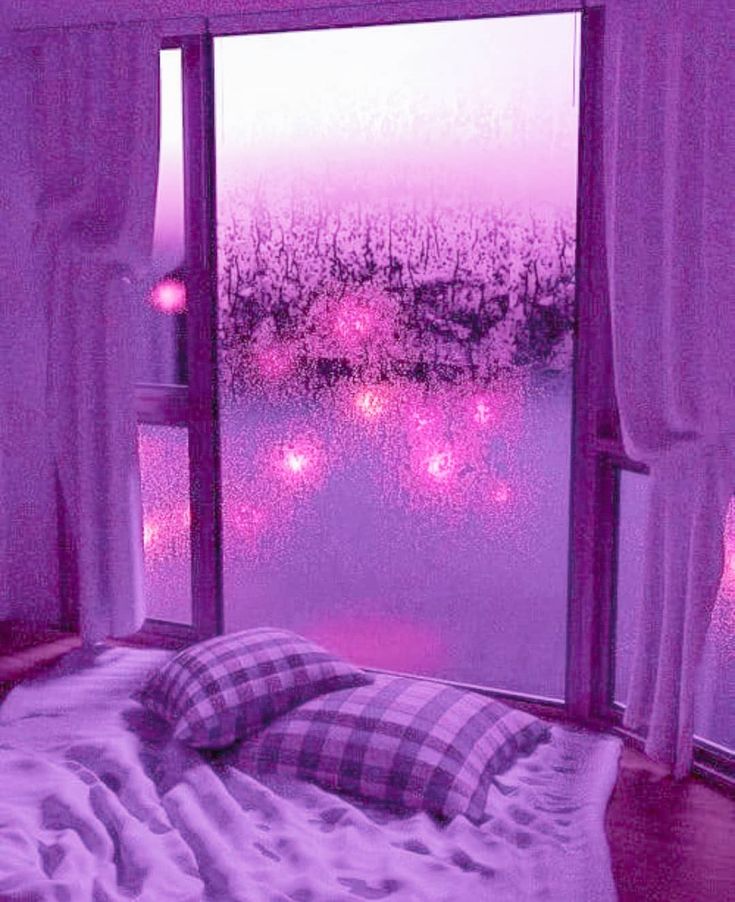 Purple Aesthetic Room Wallpapers