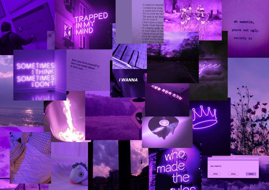 Purple Aesthetic Desktop Wallpapers