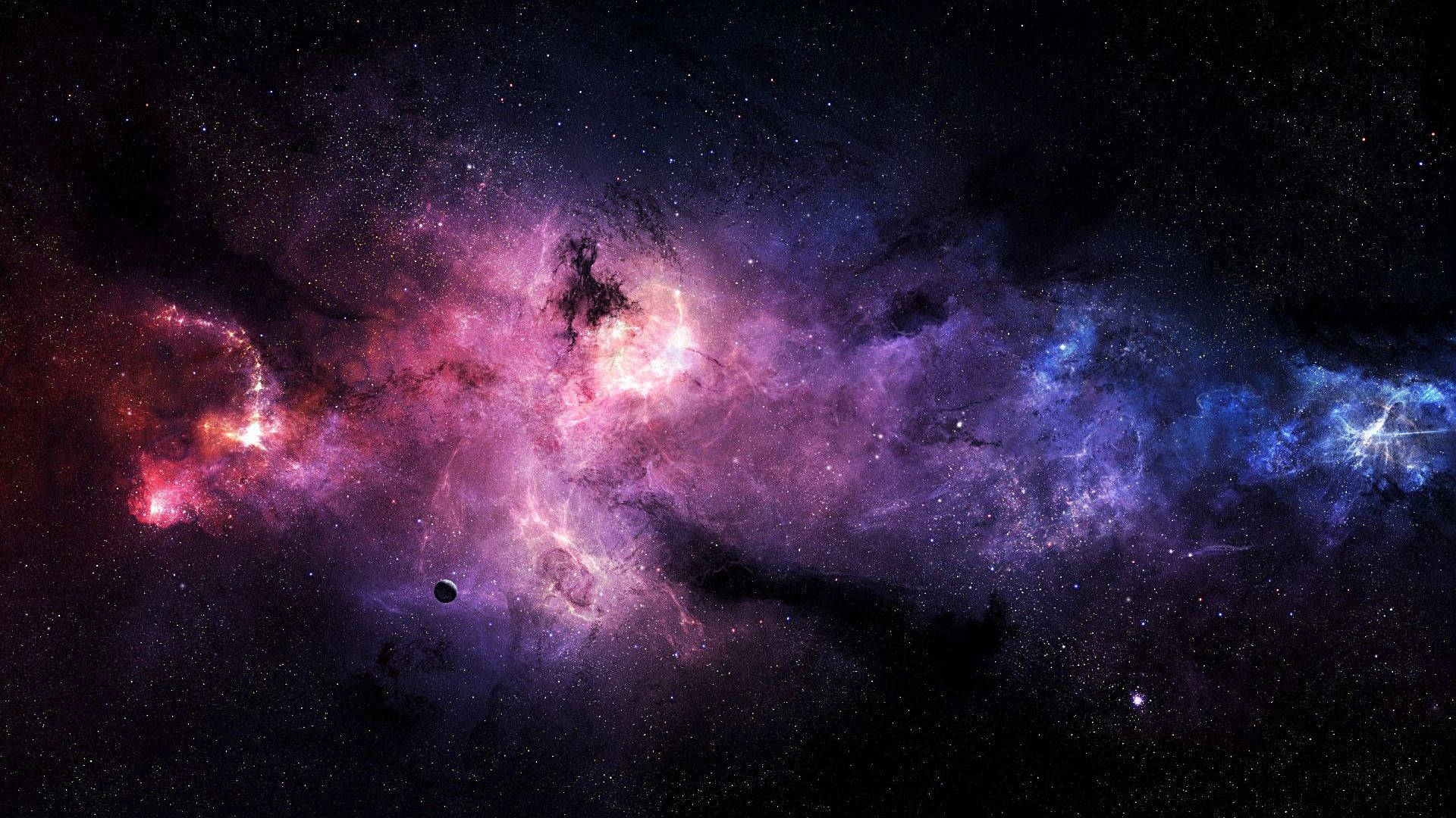 Purple And Blue Space Wallpapers