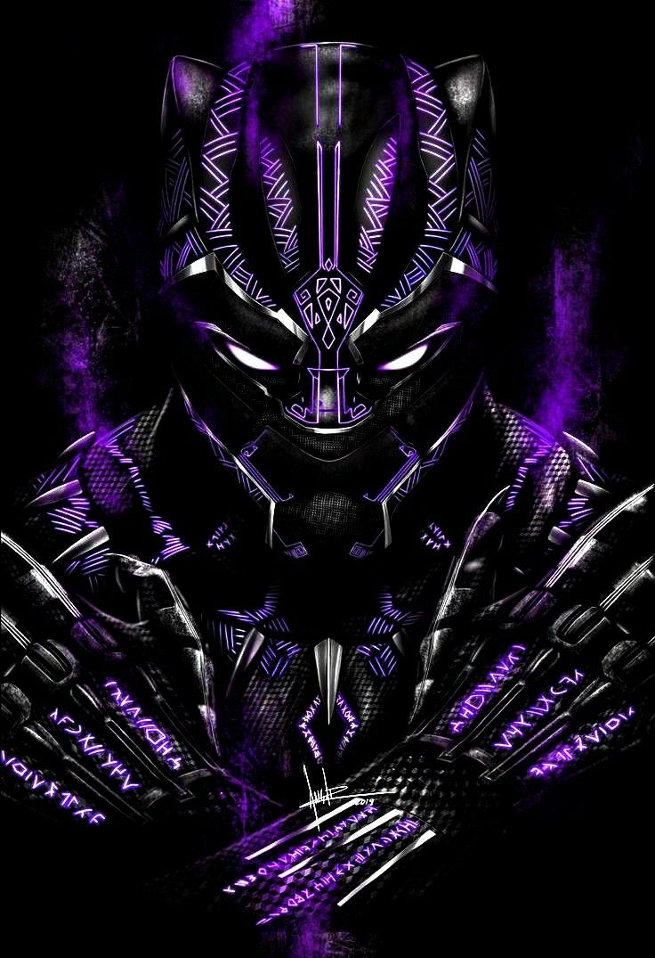 Purple Black Panther Wallpapers