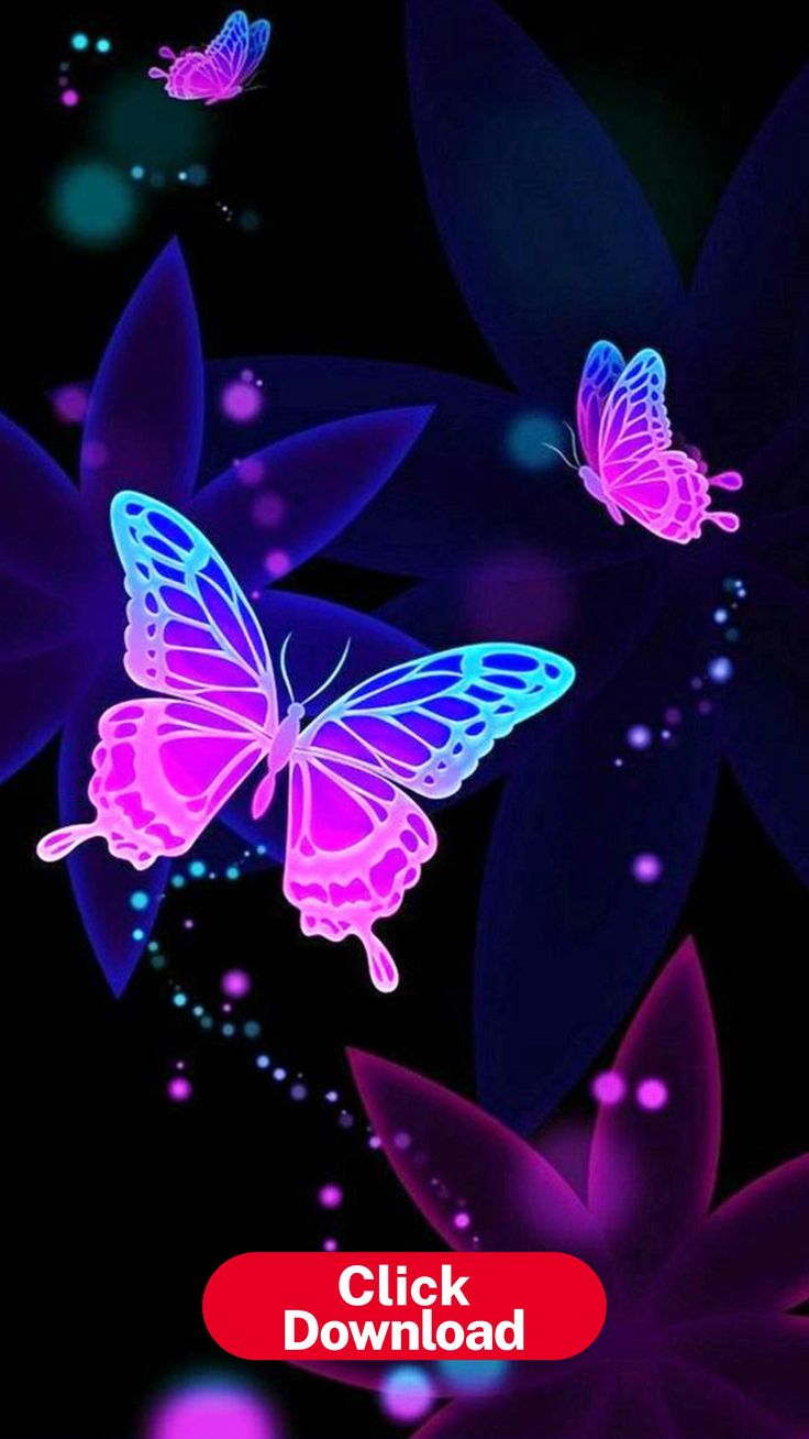 Purple Butterfly Mobile Wallpapers