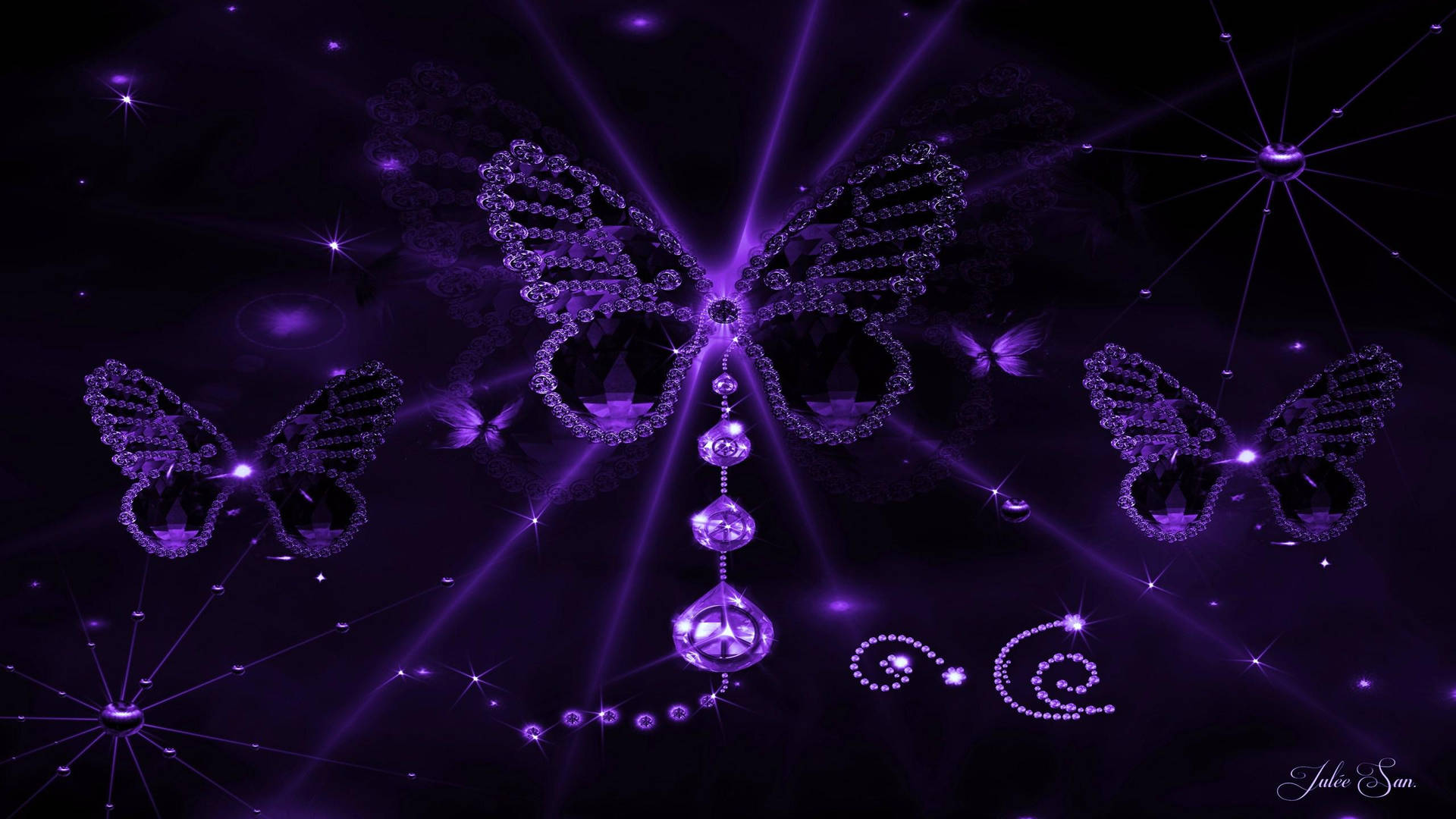 Purple Butterfly Wallpapers