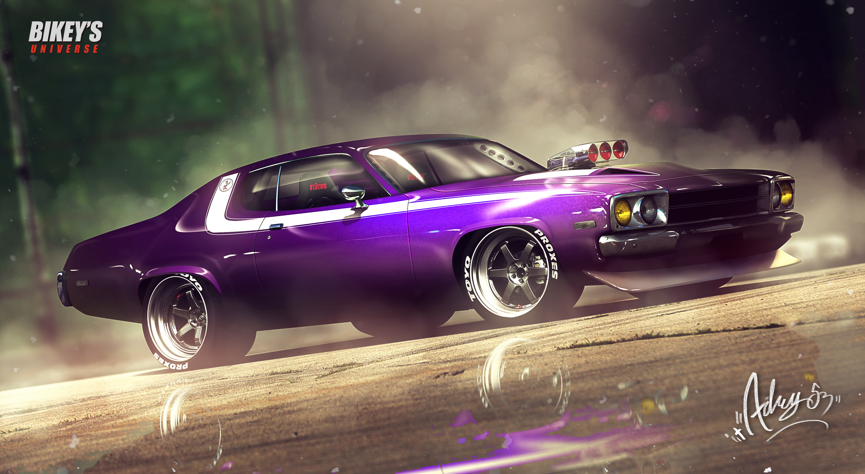 Purple Car Wallpapers