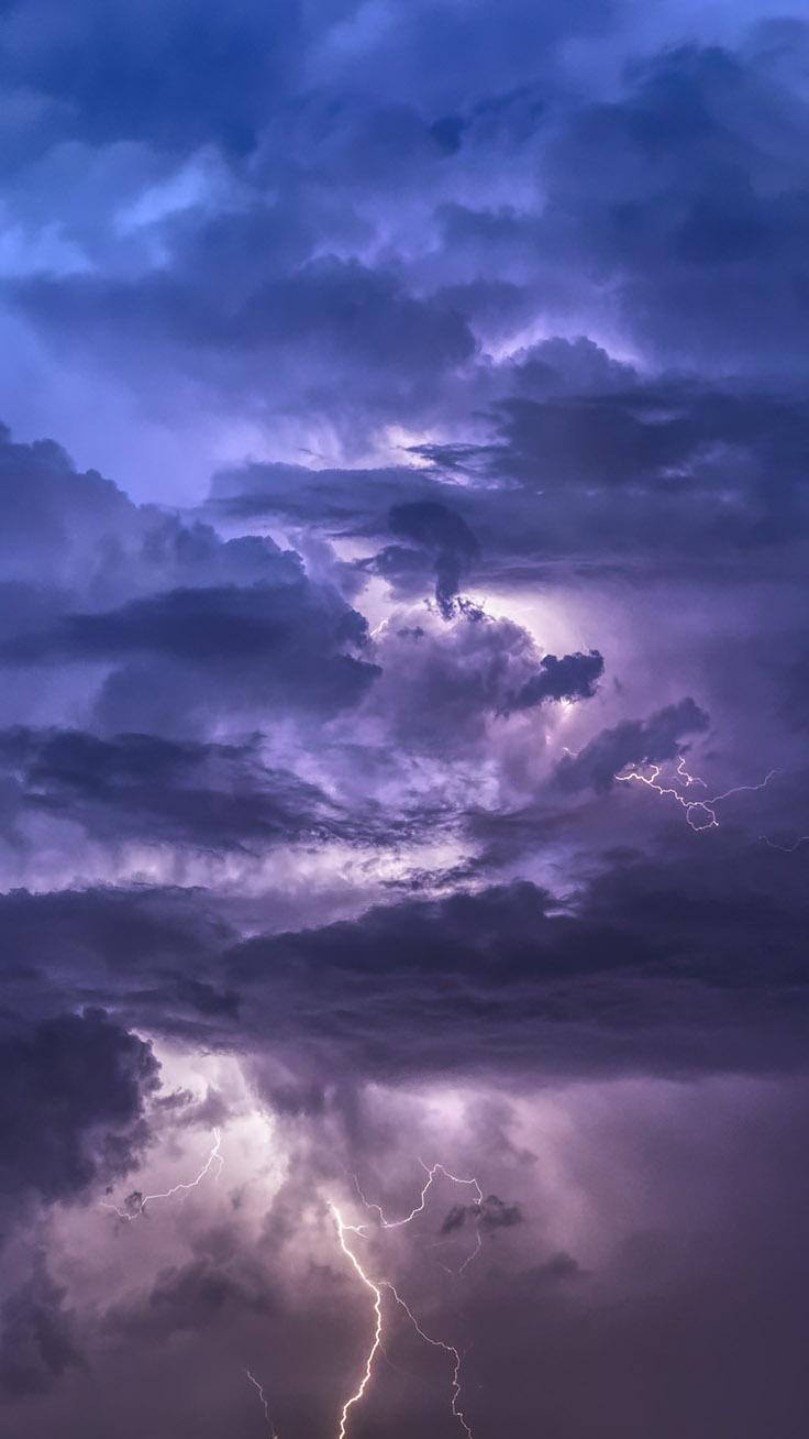 Purple Clouds Aesthetic Wallpapers